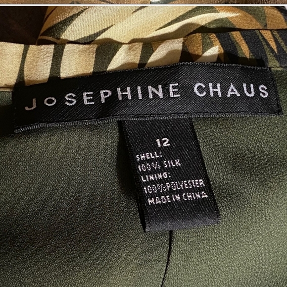 Tropical Print Silk Pants - Picture 3 of 4